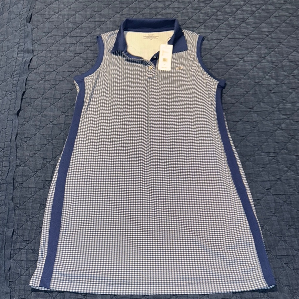 Vineyard Vines Deep Bay Sleeveless Performance Polo Dress